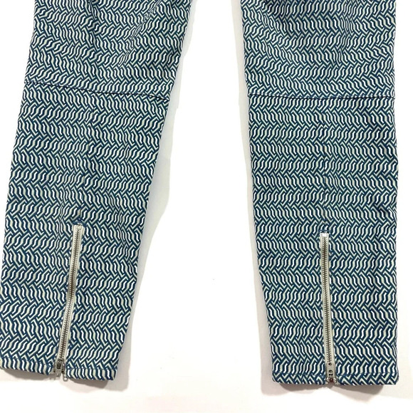 J McLaughlin Baxter Skinny Jeans Aegean Link Print - Picture 3 of 10